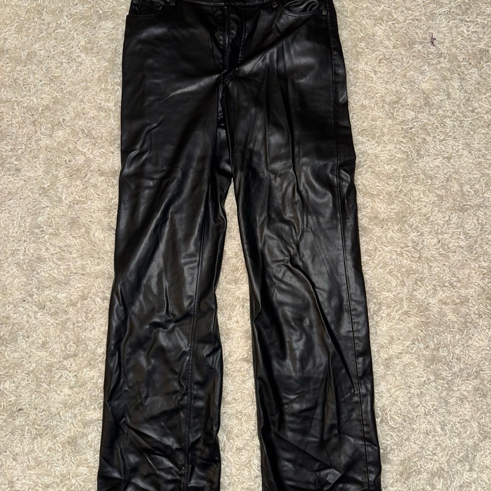 Zara Womens Sleek Black Pants